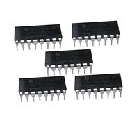 Healeved 25pièces Registres à Décalage à Entrée Série Et Sortie Parallèle Registres De Sortie Plage De Tension Large Noir Compatible Led Cubes Et Robotique