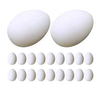 Healeved 29 œufs de Pigeon factices : œufs artificiels en Plastique pour Nidification d'oiseaux - Accessoires de Dressage réalistes et réutilisables pour l'élevage, la couvaison et Le