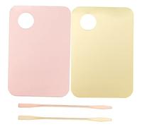 Healeved 2ensemble Palette De De Maquillage Avec Spatule De Plaques Acryliques Pour Fond De Teint Et Pigments Pour De Et Application Facile