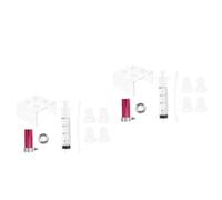 Healeved 2ensembles Lipstick Mold Kit Outils De Fabrication De Cosmétiques Avec Quatre Cavités Et Accessoires Pour Créer Des Rouges à Lèvres