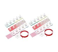 Healeved 2ensembles Support De Manucure Pratique Kit Complet Supports Clous Pâte Ruban Adhésif Accessoire Pour Application Des Faux Formation Au Nail Art