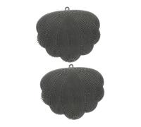 Healeved 2pcs Anti-slip Shower Foot Scurpor Et Laidbber Tapage Exfoliant Bodyrbber Dossier Arrière Masseur De Pied De Pied Accessoires De