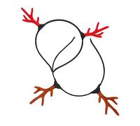 Healeved 2pièces Bandeaux Flock De Renne Pour Lot De Accessoires De Fête De Noël Pour Cosplay Et Célébrations Festives