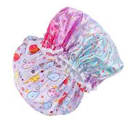 Healeved 2pièces Bonnet De Nuit Licorne Garçon Fille Bonnets Satin Imperméables Pour Garçon Fille Né Chapeaux De Sommeil Adorables Pour Filles Et Garçons