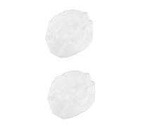 Healeved 2pièces Bonnet De Nuit Soie Élastique Pour Femme Des Cheveux Lors Et Du Sommeil Blanc