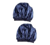 Healeved 2pièces Bonnet De Satin Élastique à Large Bord Bonnet De Nuit Imprimé Pour Femme Des Cheveux Pour Sommeil