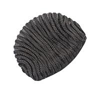 Healeved 2pièces Bonnet Perruque Tressée Crochet Noir Filet Élastique Dome Pour Confection Perruques Bonnet Cap Wig Making Caps Cornrow Wig