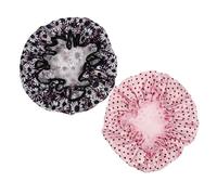 Healeved 2pièces Bonnets De Imperméables à Double Modèles Aléatoires Pour Bain Spa