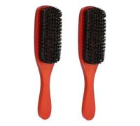 Healeved 2pièces Brosse à Barbe Poils Avec Poignée Outil De Soins Pour Barbe Et Cheveux Pour Brosse Coiffante De Qualité