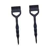 Healeved 2pièces Brosse à De Cheveux Nylon De Outil Pratique Et Stylé Pour Coloration Capillaire Pour Salon Et Usage Domestique Couleur Noire Brosse à Professionnelle Et