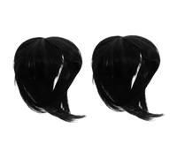 Healeved 2pièces Capillaire Pour Femmes Accessoire De Volume Cheveux Synthétiques Couvre Les Cheveux Clairsemés Et Facile à Clipser Pour Look Au Quotidien