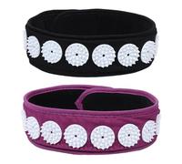 Healeved 2pièces Ceinture Acupression Pour Tête Bandeau De Massage Ajustable Usage Domestique Et Voyage Soulagement Des Tensions