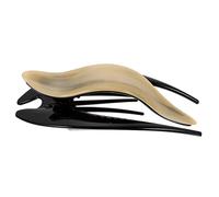 Healeved 2pièces Clip à Cheveux Pince à Chignon Élégante Couleur Thé Au Lait Accessoire Pour Coiffure Et Chic Pour Femmes Idéale Pour Ponytail Et Styles Variés