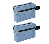 Healeved 2pièces De Toilette Multifonctionnels De Voyage à Capacité Pochettes Portables pour Cosmétiques Et Toiletries Ciel