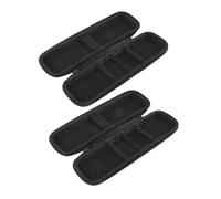 Healeved 2pièces Étui De Voyage pour Brosse à Dents Porte-Brosse à Dents Rigide Conteneur De Voyage Transparent Étui pour Brosse Électrique avec Poche Filet