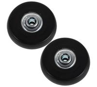 Healeved 2pièces Lot de Roues pour Valise à roulettes Roues De Rechange pour Valise roulettes Pivotantes Silencieuses avec Rotation Fluide pour Réparation De Bagages