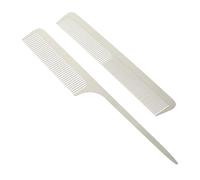 Healeved 2pièces Peigne à Cheveux Acier De Peignes De Coupe Rasage Pour Et Femmes Accessoires De Coiffure