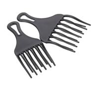 Healeved 2pièces Peigne à Cheveux Plastique Peigne Démêlant Multi-usages Pour Coiffure Pour Cheveux Crépus Et Bouclés