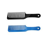 Healeved 2pièces Peigne Anti- Plastique Lot De Peignes De Coiffure Pour Usage à Domicile Ou Salon Motif De Poignée Aléatoire Noir Et Bleu