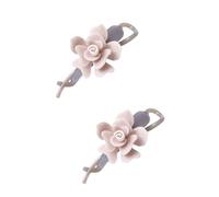 Healeved 2pièces Pince à Cheveux Fleurie Pour Femmes Accessoire Élégant Pour Cheveux Fins Modèle Pour Toutes Les Occasions Et Facile à Utiliser