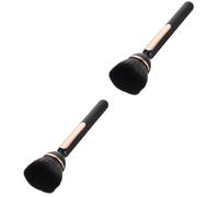 Healeved 2pièces Pinceau à Multifonctionnel Portable Brosse De Nettoyage Pour Pinceau De Maquillage Compact Pour Retirer La Poussière Pour Maquillage Nail Art