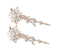 Healeved 2pièces Pins à Cheveux Pour Mariage Épingle à Cheveux Française Forme De Fleur Pour Mariée Et Demoiselle Honneur