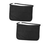 Healeved 2pièces Tablier Coiffeur à Ceinture Ajustable avec Poches Multiples pour Ranger Outils de Coiffure Lot de Tabliers Demi Salon