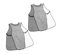 Healeved 2pièces Tablier De Coiffeur Étanche Tpu Vêtement De Travail Pour Coiffeurs Et Stylistes Pour Coupes De Cheveux Cuisine Et Peinture