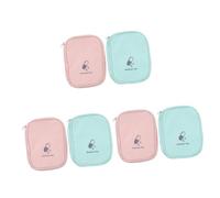 Healeved 3 Ensembles Trousses Pilulier De Voyage Trousse De Medicament Voyage Trousse De Secours Organisateur Portatif Pochette pour Ménagers Polyester 2 Pièces * 3