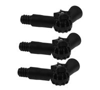 Healeved 3 pièces Adaptateur Angle pour Manche Balai Embouts Filetés Métalliques Accessoire Articulé Réglable pour Balai Franges Raclette et Plumeau Télescopique