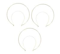 Healeved 3 Pièces Bandeau Halo De Notre-dame Bandeau Cheveux Halos s D'ange Doré Anneaux D' Pour Les Femmes Déguisements Étoile x De Lapin D'ange Métal Commun