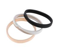 Healeved 3 Pièces Bracelet Homme Métal Extensible Manchette Mode Maille Ressort Brassard Ajustable pour Bras Accessoire Couleur Aléatoire Couleur Aléatoire