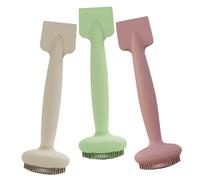 Healeved 3 Pièces Brosse Nettoyante Peau Nettoyage Lavage Pour Soin Du Visage Masque Scrubber Épurateur De Visage En Silicone Maquillage à Double Extrémité Face Époustouflant Gel De Silice