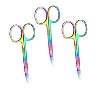 Healeved 3 Pièces Ciseaux À Sourcils En Acier Inoxydable Para Uñas Ciseaux À Sourcils Outils À Ongles Pour Nail Art Tondeuse De Toilettage Pour Hommes Outil De Coupe Outil De Coupe De