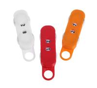 Healeved 3 Pièces Compteur de Rangs de Tricot Portable en Plastique Style Baril Comptage Bidirectionnel pour Projets de Tricot DIY pour Débutants et Experts