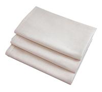 Healeved 3 Pièces D'étamine Réutilisable en Coton Blanc, Tissu Multifonction pour Yaourt et Filtre Alimentaire, Tissu à Maillage Serré Pratique Cuisine