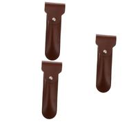 Healeved 3 Pièces étui à rasoir étui de protection pour rasoir rasoirs Cas Salon coffret rasage rasoir de surete étui pour rasoir de sécurité housse de rasoir de voyage Unité centrale Brown