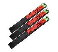 Healeved 3 Pièces Event Japanese Foldable Fans Fluorescent Glow In The Dark Watermelon Design Lightweight Handheld Accessories For And Weddings
