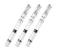 Healeved 3 Pièces Feutre Pinceau Rechargeable en Plastique pour Écrire et | Trait Fluide, Réutilisable, Ne Perd Pas Ses Poils, Usage Maison, Scolaire et Calligraphie