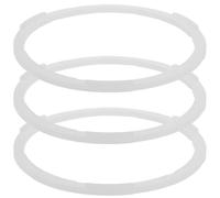 Healeved 3 Pièces Joint Torique en Caoutchouc pour Appareil à Vapeur Chaude Visage, Accessoire Résistant la Chaleur, Facile D'entretien, pour Usage Régulier et Soins du Visage