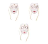 Healeved 3 Pièces Masque de Bal Masqué Halloween Mécanique Steampunk,