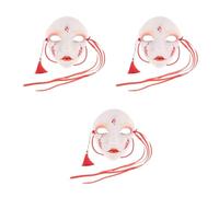 Healeved 3 Pièces Masque Intégral de Bal Masqué en Plastique, Style