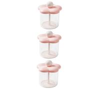 Healeved 3 Pièces Nettoyant Moussant Visage Machine à Bulles Outils De Nettoyage Ménager Shampoing Nettoyant Fabricant De Mousse Nettoyante Fabricant De Mousse Plastique Pp Rose