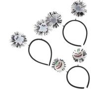 Healeved 3 pièces Serre-tête Lumineux Halloween Chauve-souris et Fantôme Phosphorescent pour Adultes et Garçon Fille Accessoire Léger et Décoratif pour Fêtes Cosplay Nocturnes