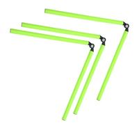 Healeved 3 Pièces Tige de Terrain de Jeu Pliable en Alliage D'aluminium et Abs pour Entraînement de Football et Basketball en Extérieur, Outil Anti-Chute Léger et Solide