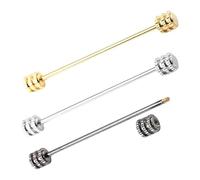 Healeved 3 Pièces Vintage Lapel Collar Pins For Men Tuxedo Brooches For Suit Jackets Elegant Business And Wedding Accessories Professional Set
