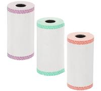 Healeved 3 Rouleaux de Papier Thermique Papier de Reçu Facile à Transporter Impression et Claire pour Imprimante pour Caisse et Banque