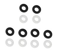 Healeved 30 Paires anneau de silicone Support lunettes durable Soutien lunettes souple lunettes crochet d'oreille porte-lunettes de soleil lunette anti-rond bague en silicone pour lunettes