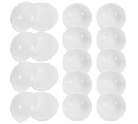 Healeved 30 Pièces Boules de Loterie 4cm en PVC, Légères et Réutilisables | Surface Lisse, Blanches, pour Tirages, Événements et Jeux, Lot de Fête, Usage Multiple