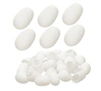 Healeved 30 Pièces Boules de Nettoyage Visage Cocons de Soie Naturels Exfoliants Doux pour Élimination Points Noirs Blanchissants et Soin Peau Douce